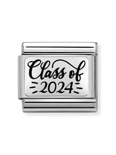 Composable Classic Dekoratif Link - Plakalar Oksitlenmiş - 2024 sınıfı -  925 Gümüş