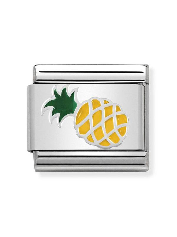 Composable Classic Dekoratif Link - Semboller - Ananas - (45 PinApple) 925 Gümüş