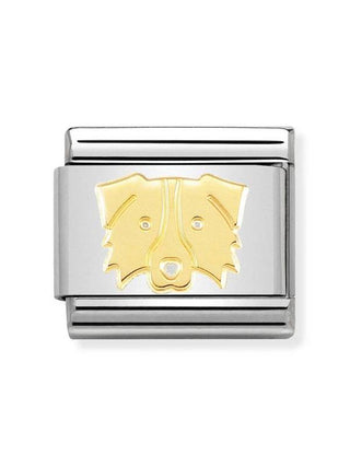 Composable Classic Dekoratif Link - Semboller - Border Collie -  18K Altın