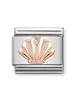 Composable Classic Dekoratif Link - Semboller - Deniz Kabuğu - (26 Shell) 9K Rose Altın