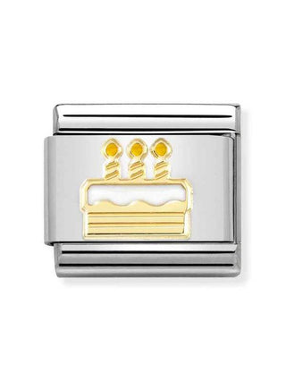Composable Classic Dekoratif Link - Semboller - Doğumgünü pastası -  18K Altın