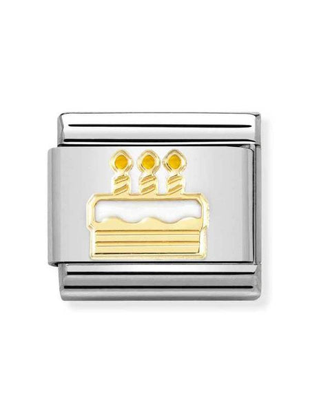 Composable Classic Dekoratif Link - Semboller - Doğumgünü pastası -  18K Altın