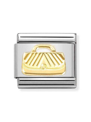 Composable Classic Dekoratif Link - Semboller - Elmas kaplı bavul -  18K Altın