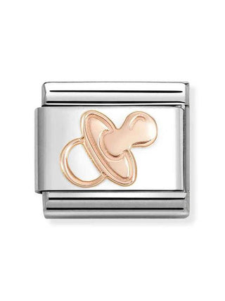 Composable Classic Dekoratif Link - Semboller - Emzik - (57 Pacifier) 9K Rose Altın