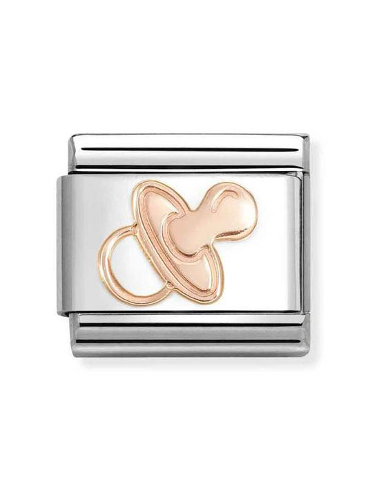 Composable Classic Dekoratif Link - Semboller - Emzik - (57 Pacifier) 9K Rose Altın