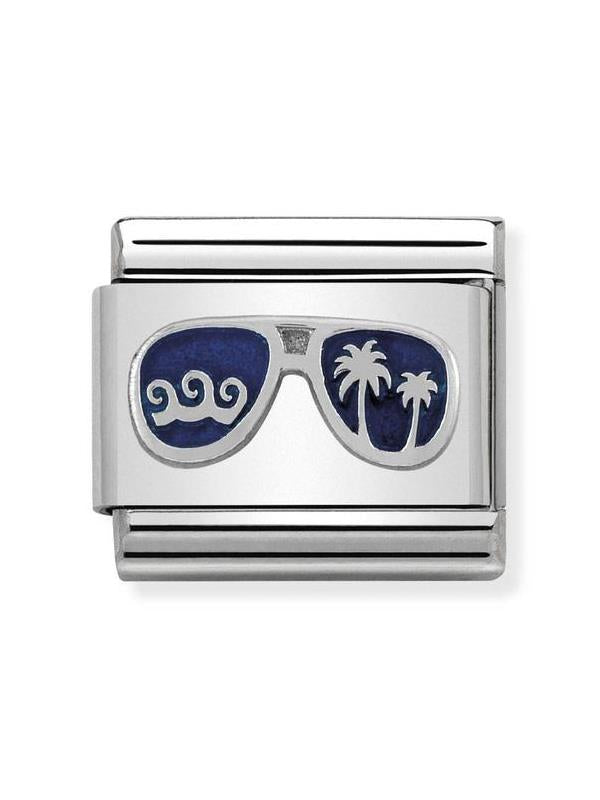 Composable Classic Dekoratif Link - Semboller - Gözlük -  925 Gümüş