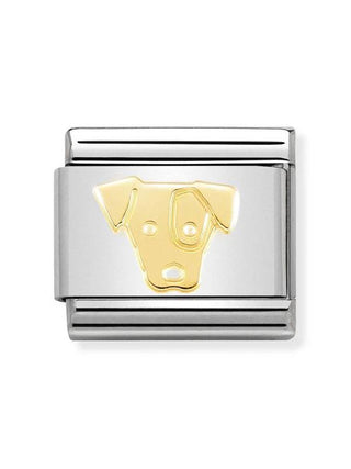 Composable Classic Dekoratif Link - Semboller - Jack Russell -  18K Altın