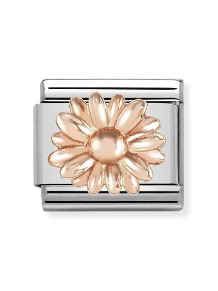 Composable Classic Dekoratif Link - Semboller Kabartma - Papatya -  9K Rose Altın