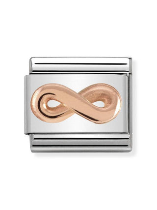 Composable Classic Dekoratif Link  Semboller Kabartma  Sonsuzluk   9K Rose Altın