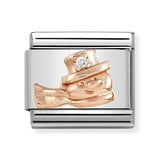Composable Classic Dekoratif Link - Semboller - Kardan Adam -  9K Rose Altın
