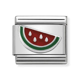 Composable Classic Dekoratif Link - Semboller - Karpuz - (42 Watermelon) 925 Gümüş