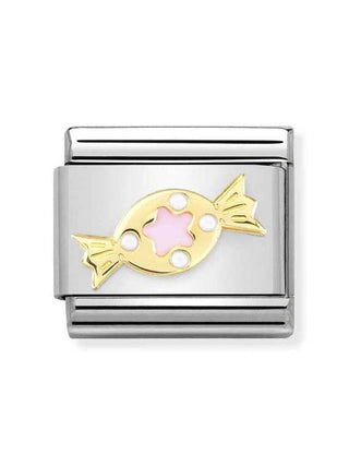 Composable Classic Dekoratif Link - Semboller - Pembe tatlı - (72 Pink Sweet) 18K Altın
