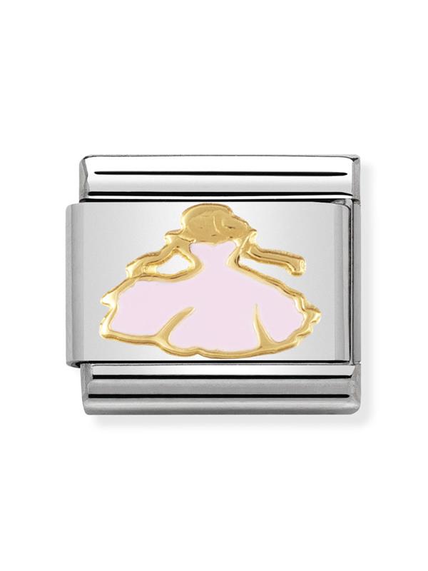 Composable Classic Dekoratif Link - Semboller - Prenses - (15 Princess) 18K Altın
