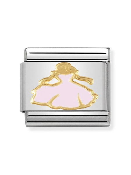 Composable Classic Dekoratif Link - Semboller - Prenses - (15 Princess) 18K Altın