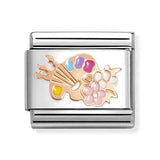 Composable Classic Dekoratif Link - Semboller - Renk paleti - 9K Rose Altın