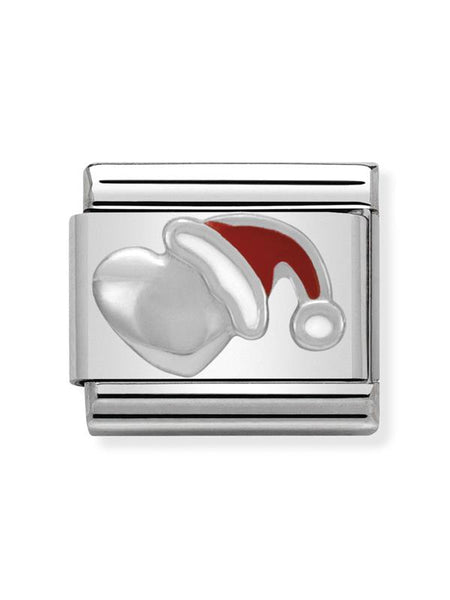 Composable Classic Dekoratif Link - Semboller - Şapka Noel -  925 Gümüş