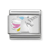 Composable Classic Dekoratif Link - Semboller - Unicorn - (16 Unicorn) 925 Gümüş