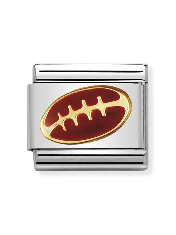 Composable Classic Dekoratif Link - Spor - Amerikan futbolu -  18K Altın