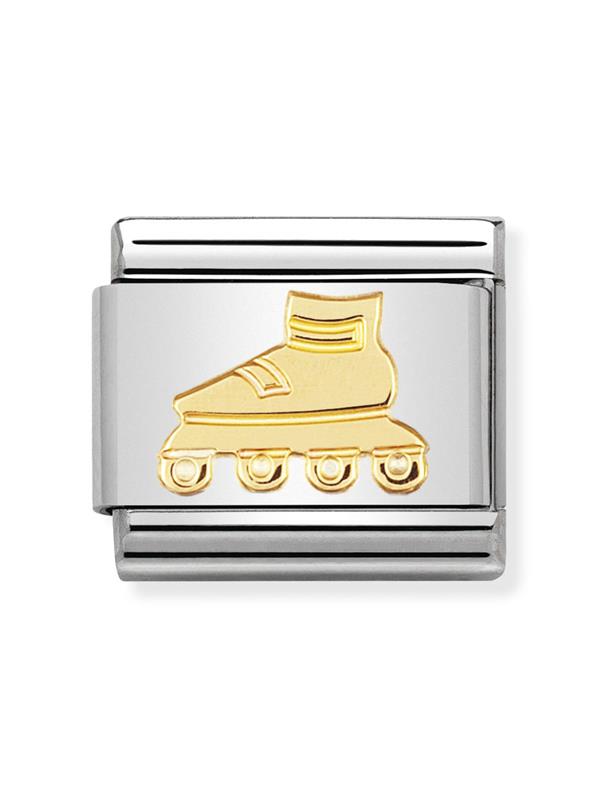 Composable Classic Dekoratif Link - Spor - Paten - (06 Rollerblade) 18K Altın
