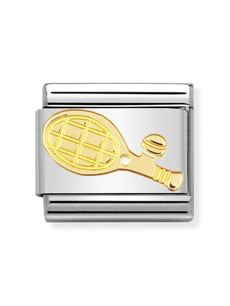 Composable Classic Dekoratif Link - Spor - Raket -  (05 Tennis Racket) 18K Altın