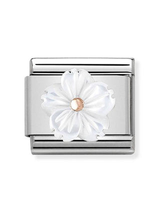 Composable Classic Dekoratif Link - Taşlar Semboller - Çiçek -  9K Rose Altın