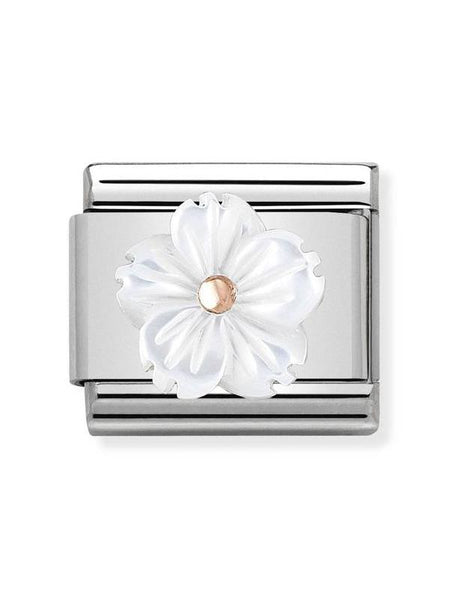 Composable Classic Dekoratif Link - Taşlar Semboller - Çiçek -  9K Rose Altın