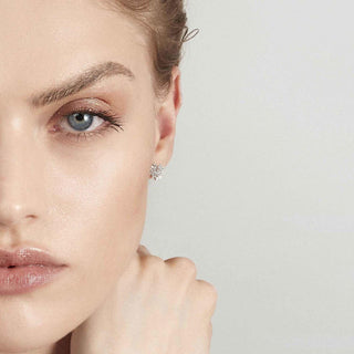 Rayoflight  Küpe  Rose altın kalp