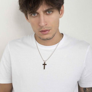 Strong  Kolye  Paslanmaz çelik ve sarı Gol